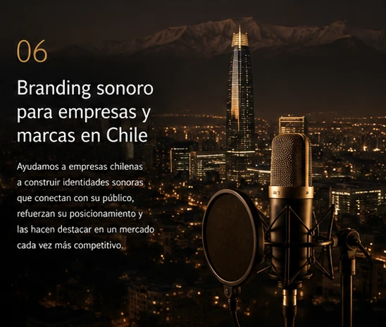 Branding sonoro para empresas y marcas en Chile