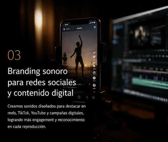 Branding sonoro para redes sociales y contenido digital