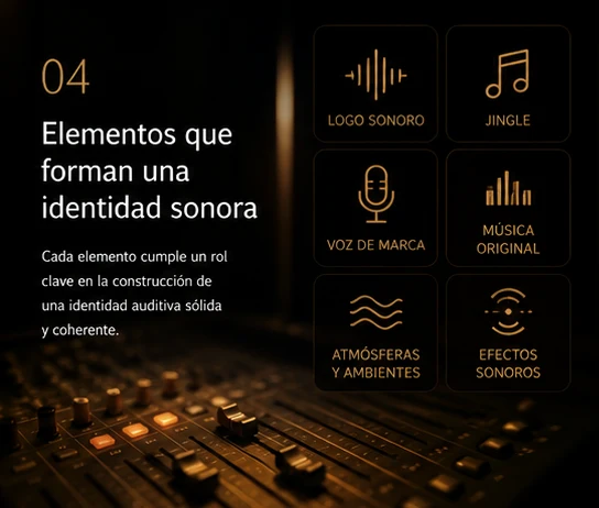 Elementos que forman una identidad sonora profesional